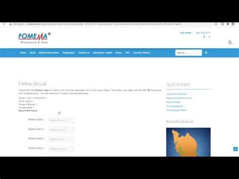 fomema check result|FOMEMA Online Result Check: A Guide to Checking Your .